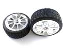 Thumbnail image for Sports Wheels 65mm with Chromed ABS hubs and rubber tyres (Pair)